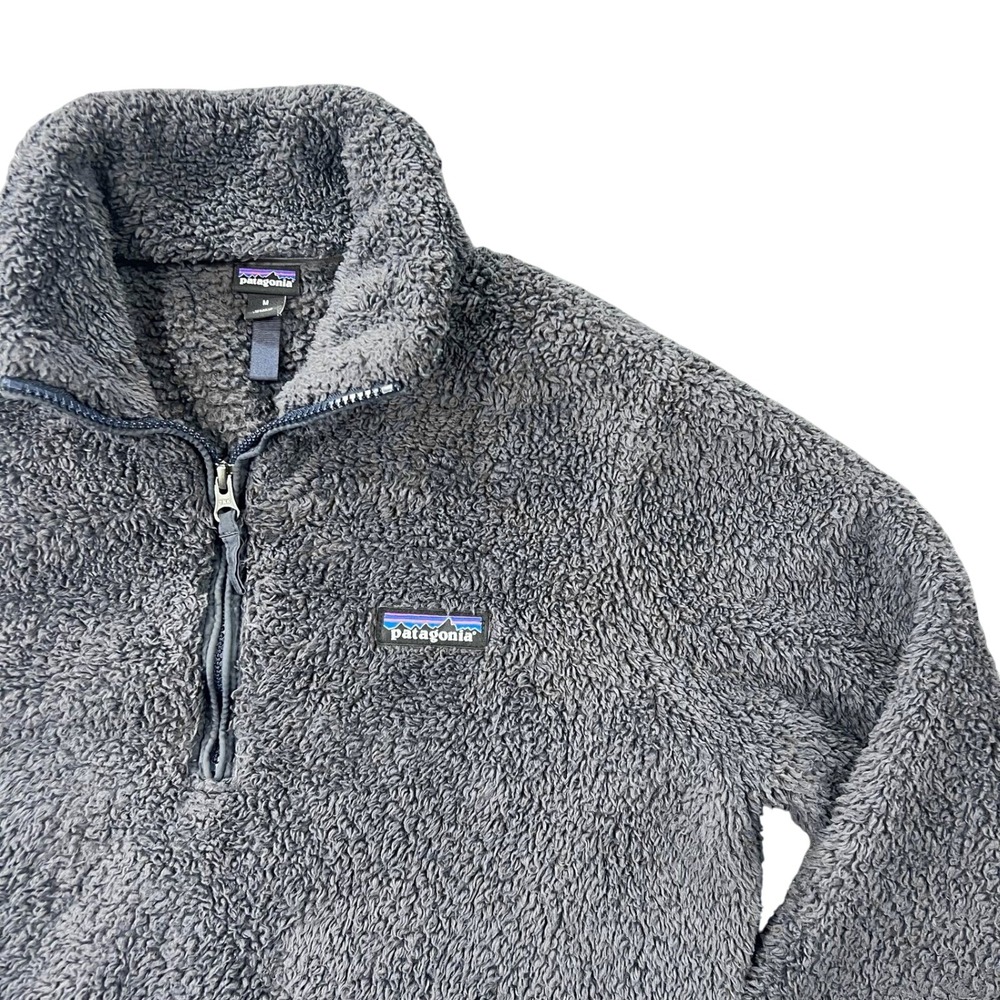 Patagonia‎ Better Sweater Gray Fleece 1/4 Zip Pullover Women's Medium 25235